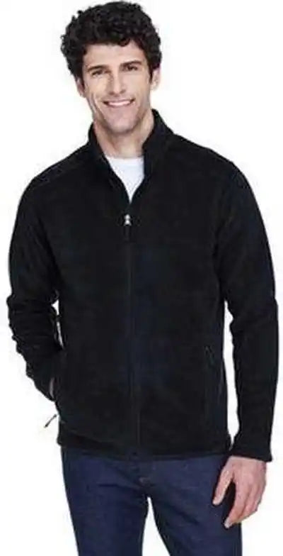 Core 365 88190 Men’s Journey Fleece Jacket - Black