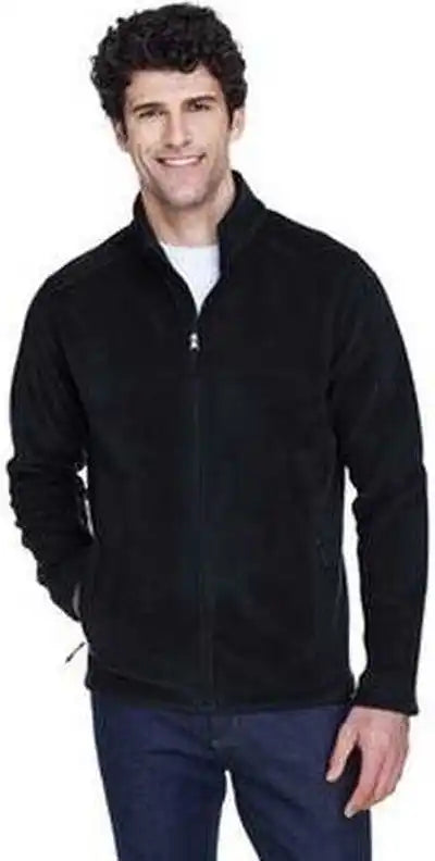 Core 365 88190 Men’s Journey Fleece Jacket - Black