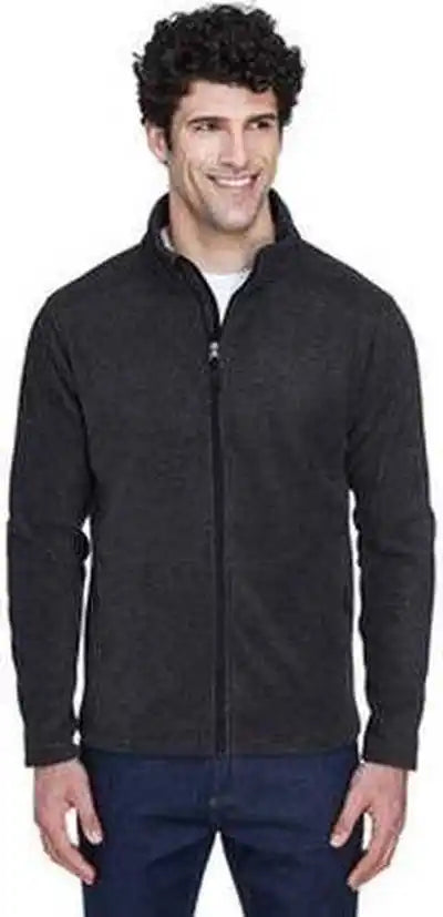 Core 365 88190 Men’s Journey Fleece Jacket Heather Charcoal