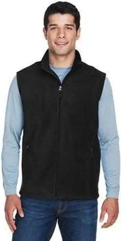 Core 365 88191 Men’s Journey Fleece Vest - Black