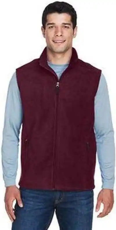Core 365 88191 Men’s Journey Fleece Vest Burgundy