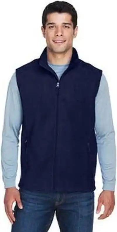Core 365 88191t Men’s Tall Journey Fleece Vest - Navy