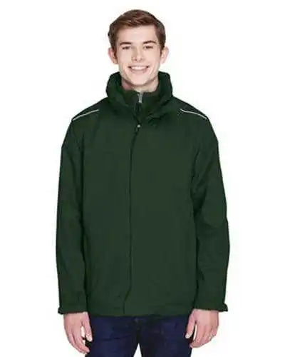 Core 365 88205 Men’s Region 3 in 1 Jacket with Fleece Liner Forest