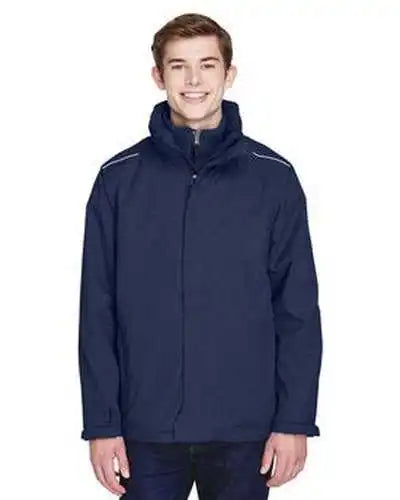 Core 365 88205 Men’s Region 3-in-1 Jacket with Fleece Liner - Navy