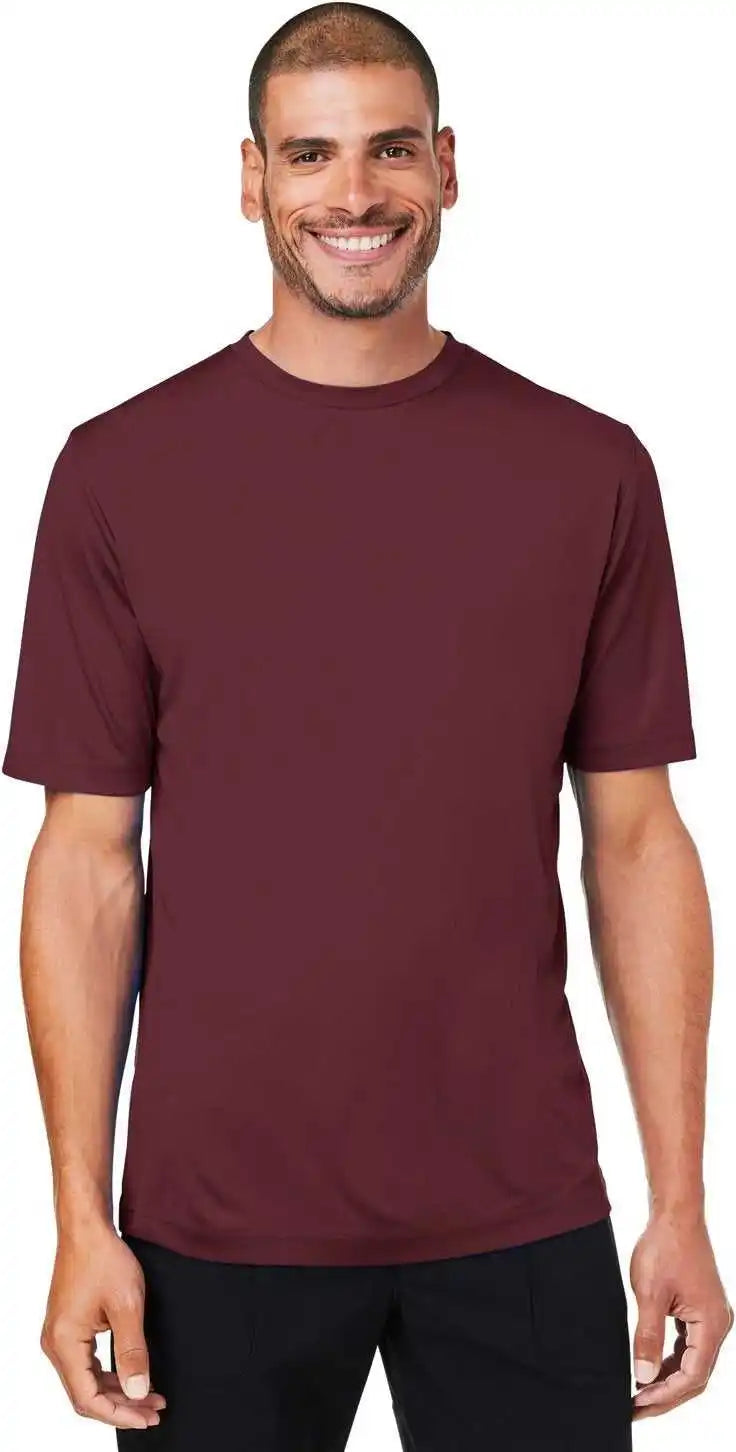 Core 365 Ce10 Unisex Capital Performance t Shirt Burgundy