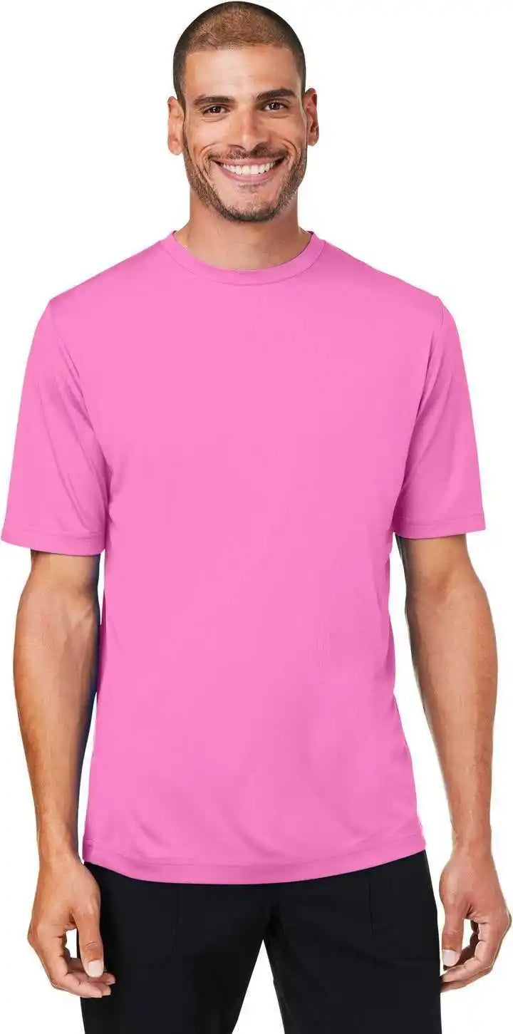 Core 365 Ce10 Unisex Capital Performance t Shirt Charity Pink