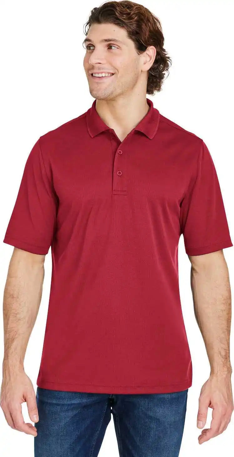 Core 365 Ce104 Men’s Market Snag Protect Mesh Polo - Classic Red
