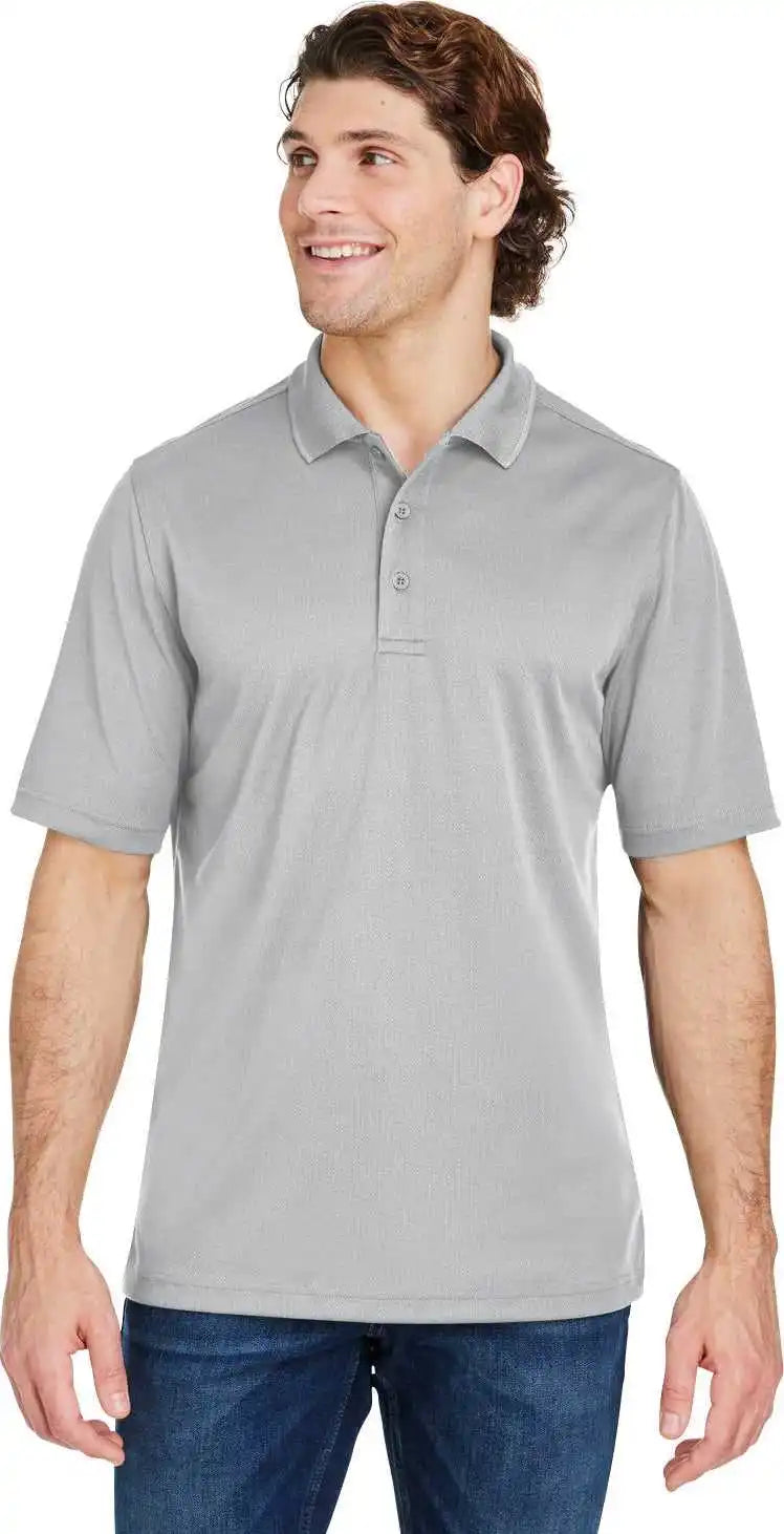 Core 365 Ce104 Men’s Market Snag Protect Mesh Polo Platinum