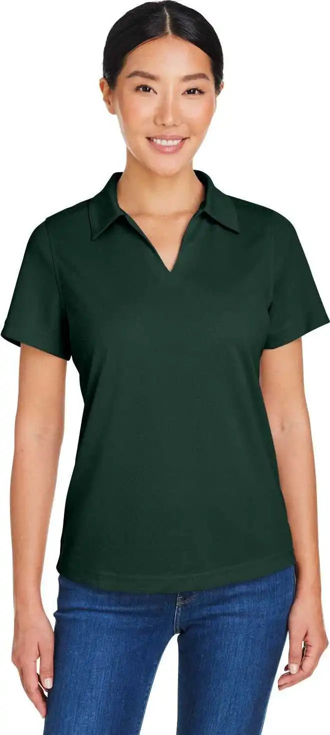 Core 365 Ce104w Ladies’ Market Snag Protect Mesh Polo - Forest