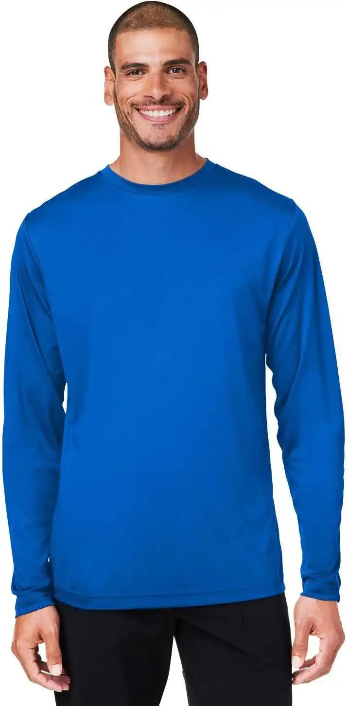 Core 365 Ce10l Unisex Capital Long-sleeve Performance T-shirt - True Royal