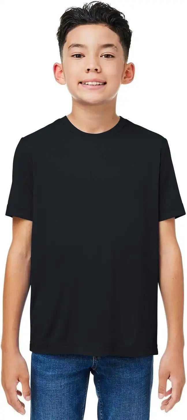 Core 365 Ce10y Youth Capital Performance t Shirt Black