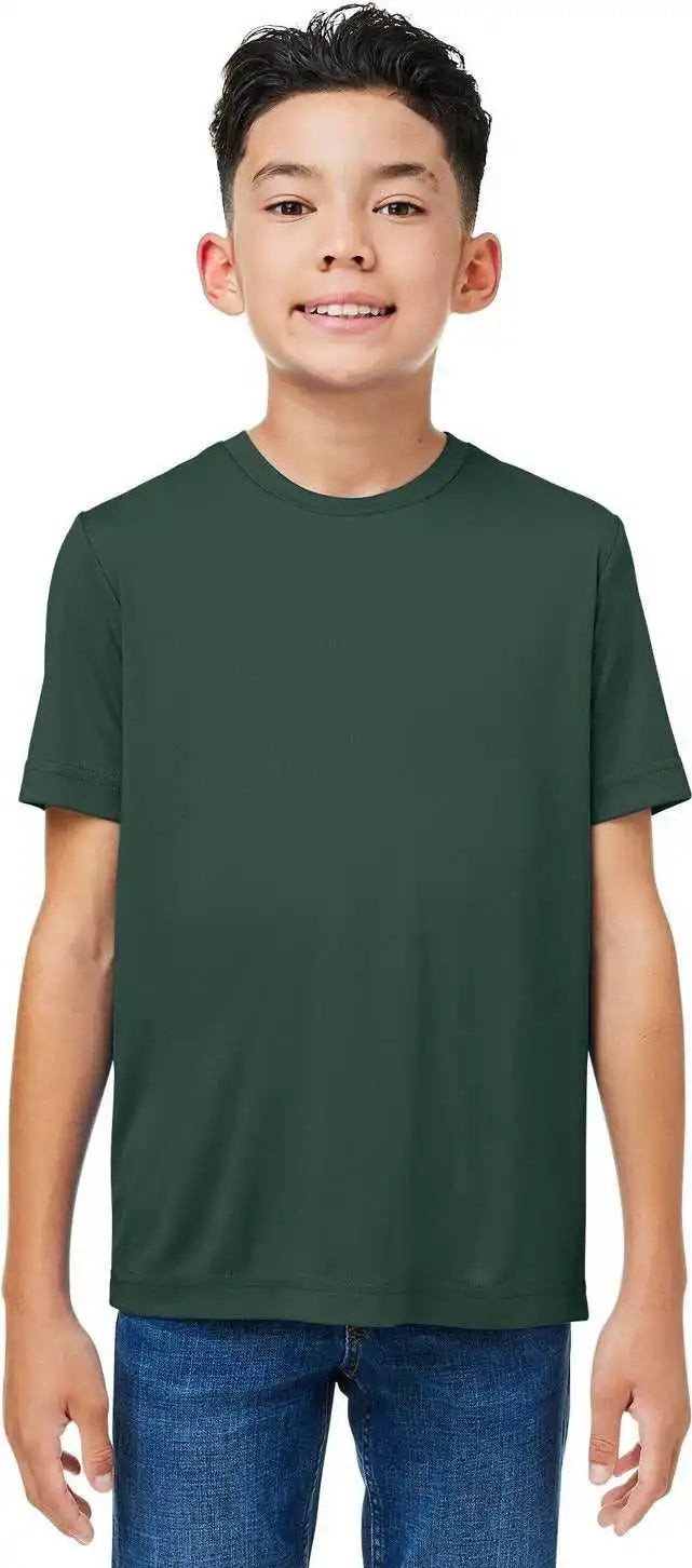 Core 365 Ce10y Youth Capital Performance t Shirt Forest