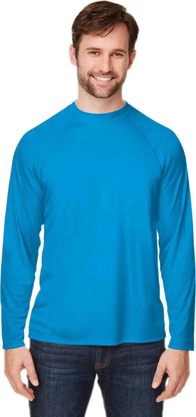 Core 365 Ce110 Unisex Ultra Uvp Marina Raglan T-shirt - Electric Blue