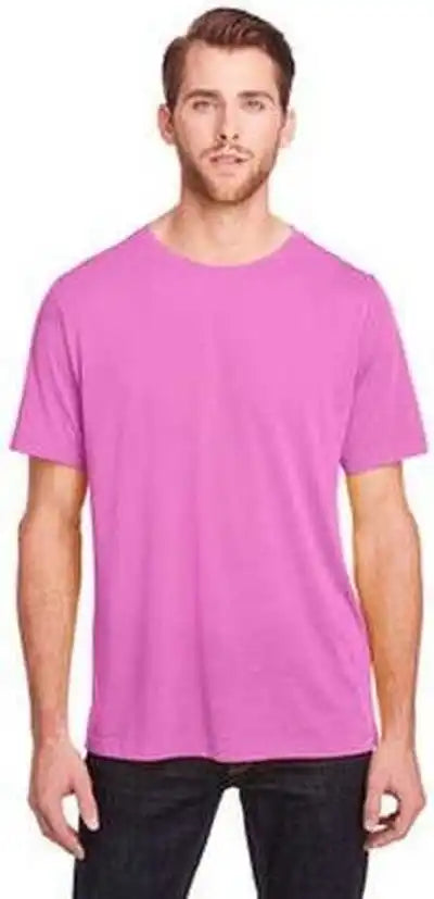 Core 365 Ce111 Adult Fusion Chromasoft Performance t Shirt Charcoality Pink