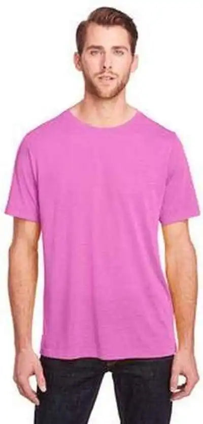 Core 365 Ce111 Adult Fusion Chromasoft Performance t Shirt Charcoality Pink