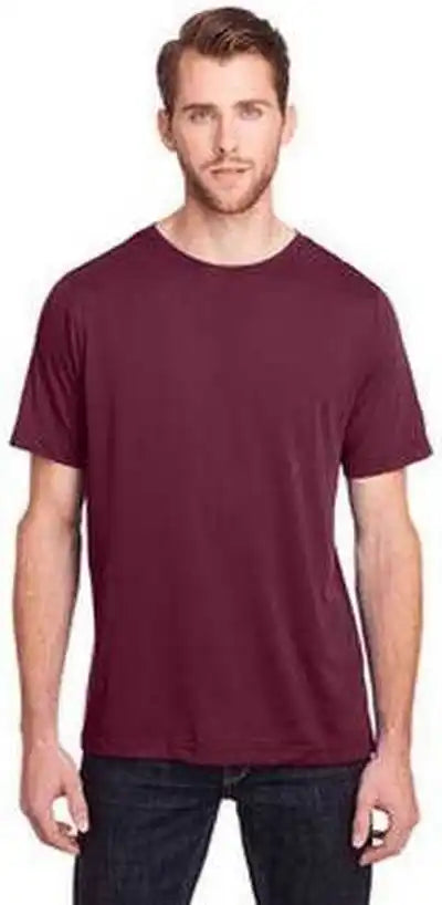 Core 365 Ce111 Adult Fusion Chromasoft Performance t Shirt Burgundy