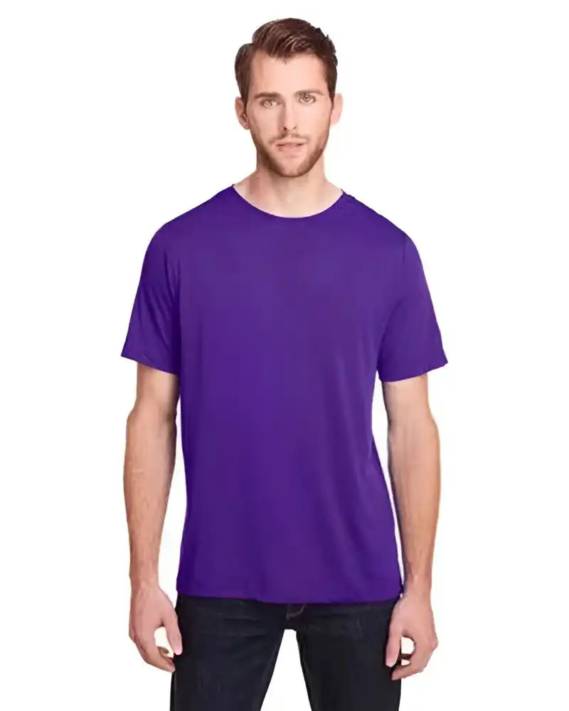 Core 365 Ce111 Adult Fusion Chromasoft Performance T-shirt - Campus Purple
