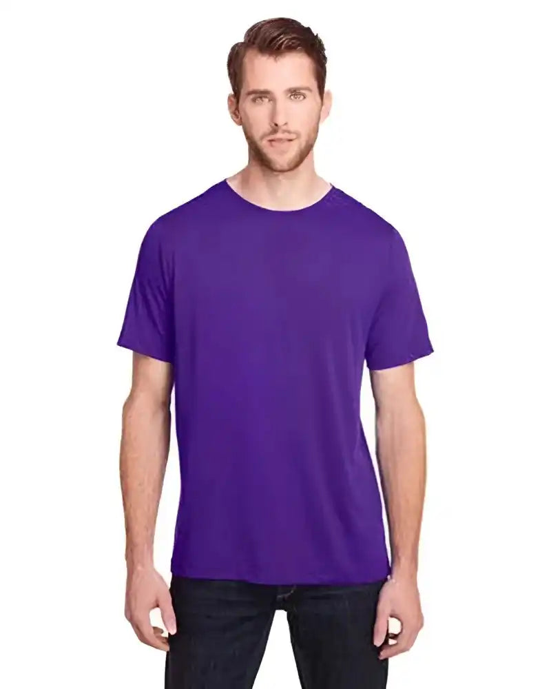 Core 365 Ce111 Adult Fusion Chromasoft Performance T-shirt - Campus Purple