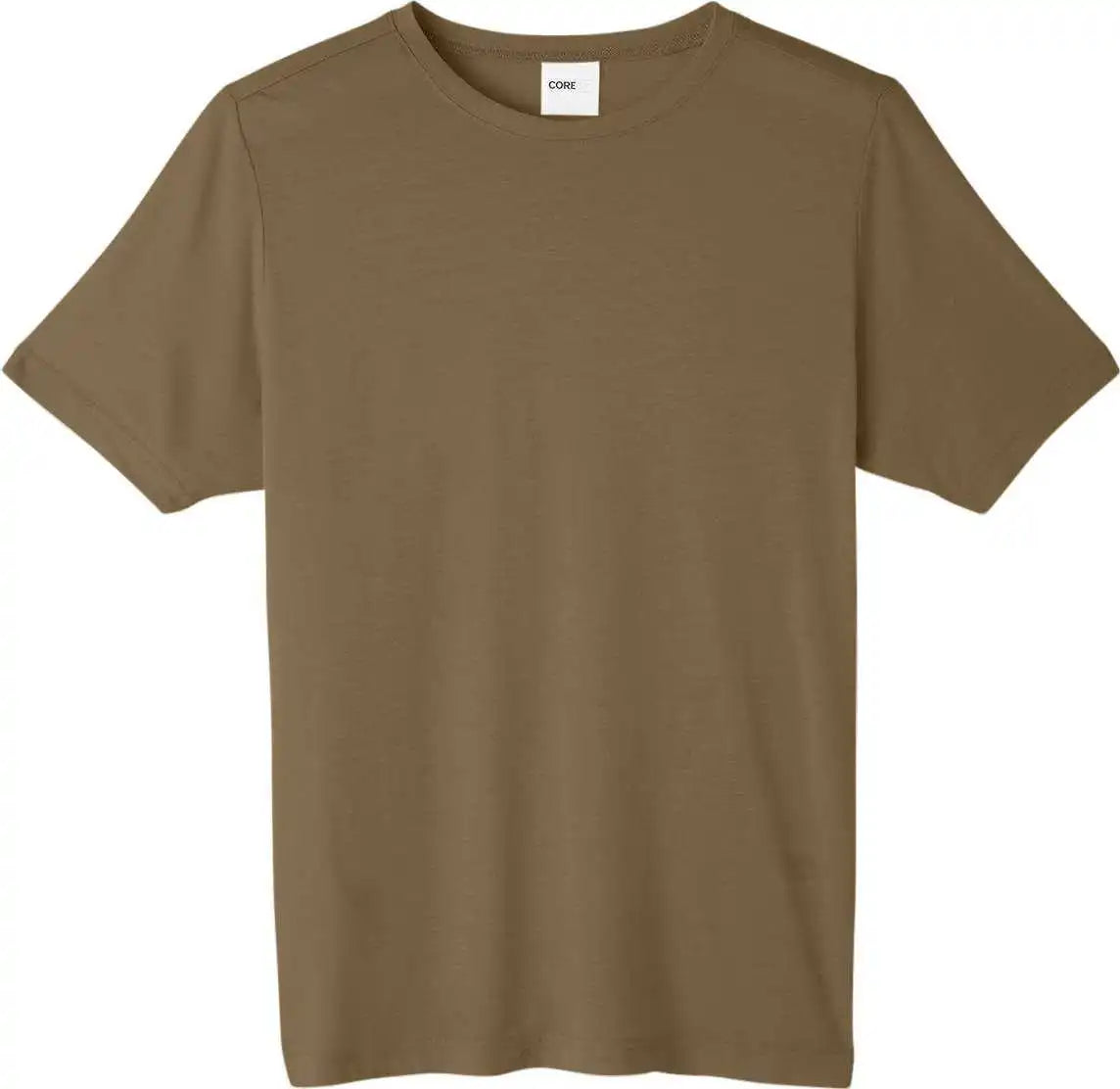 Core 365 Ce111 Adult Fusion Chromasoft Performance t Shirt Coyote Brown