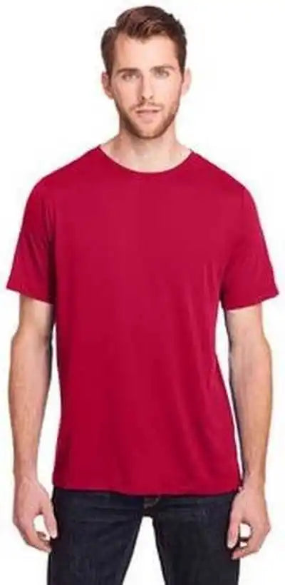 Core 365 Ce111 Adult Fusion Chromasoft Performance T-shirt - Red