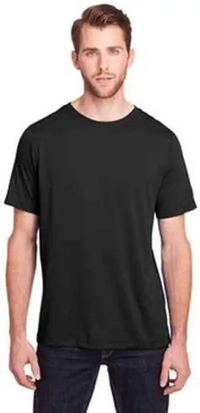 Core 365 Ce111t Adult Tall Fusion Chromasoft Performance t Shirt Black