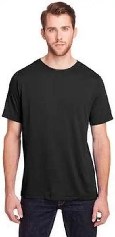 Core 365 Ce111t Adult Tall Fusion Chromasoft Performance t Shirt Black