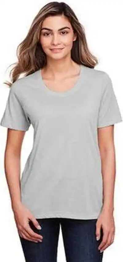 Core365 Ce111w Ladies’ Fusion Chromasoft Performance T-shirt - Platinum