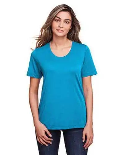 Core 365 Ce111w Ladies’ Fusion Chromasoft Performance t Shirt Electric Blue