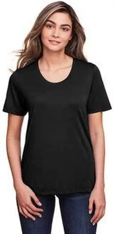 Core 365 Ce111w Ladies’ Fusion Chromasoft Performance T-shirt - Black