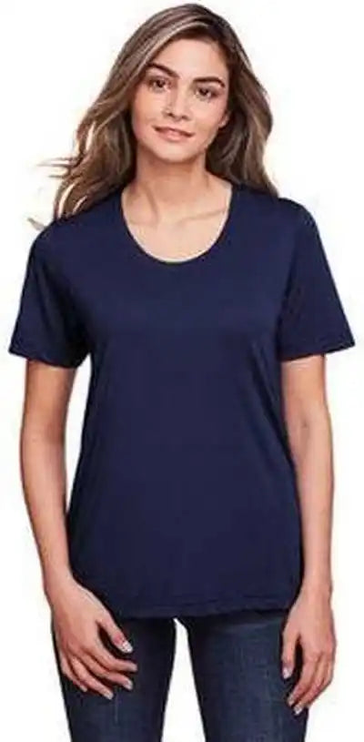 Core 365 Ce111w Ladies’ Fusion Chromasoft Performance t Shirt Navy
