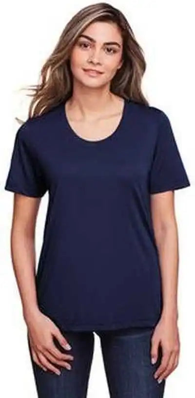 Core 365 Ce111w Ladies’ Fusion Chromasoft Performance t Shirt Navy