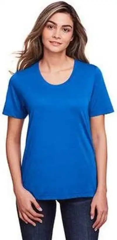 Core 365 Ce111w Ladies’ Fusion Chromasoft Performance t Shirt True Royal