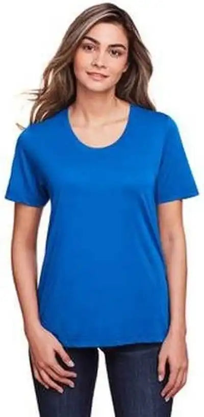 Core 365 Ce111w Ladies’ Fusion Chromasoft Performance t Shirt True Royal