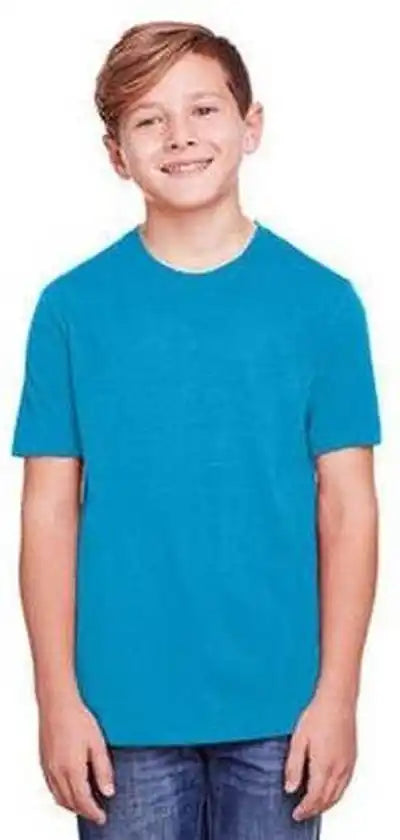 Core 365 Ce111y Youth Fusion Chromasoft Performance T-shirt - Electric Blue
