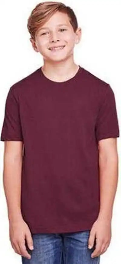 Core 365 Ce111y Youth Fusion Chromasoft Performance T-shirt - Burgundy