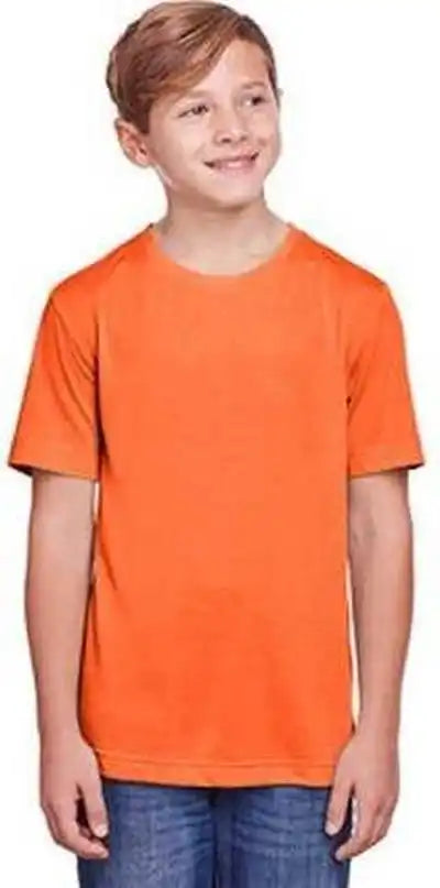 Core 365 Ce111y Youth Fusion Chromasoft Performance t Shirt Campus Orange