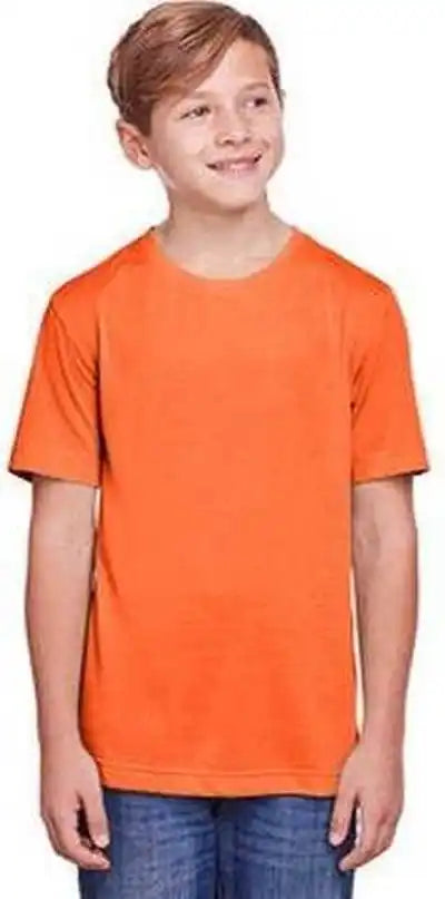 Core 365 Ce111y Youth Fusion Chromasoft Performance t Shirt Campus Orange