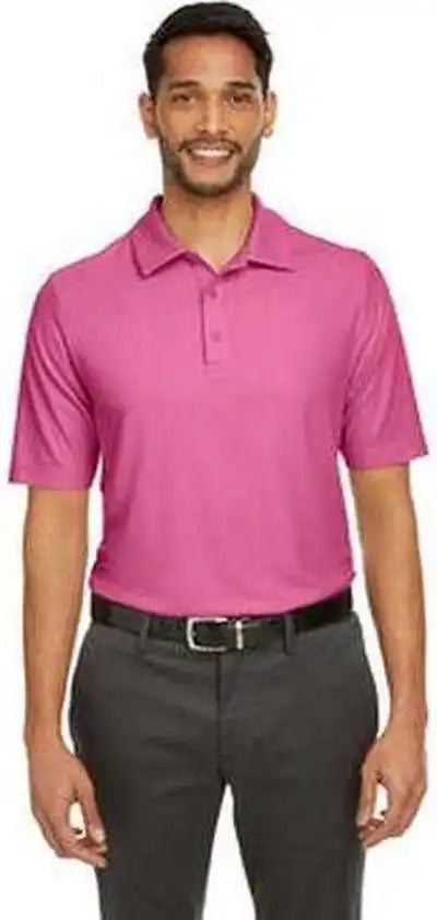 Core 365 Ce112 Men’s Fusion Chromasoft Pique Polo - Charcoality Pink