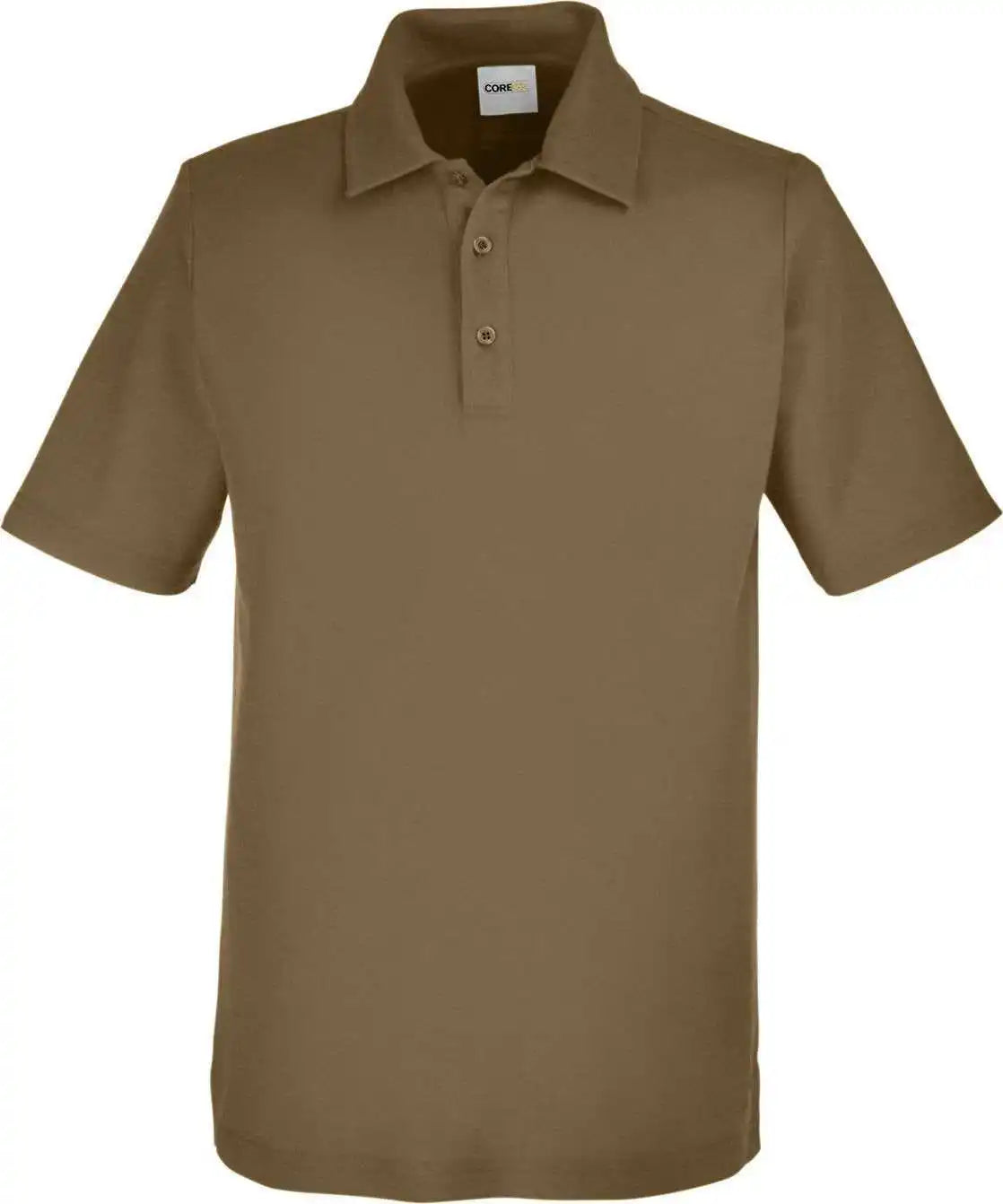 Core 365 Ce112 Men’s Fusion Chromasoft Pique Polo Coyote Brown