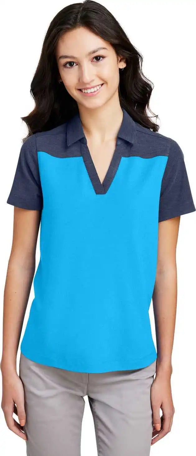 Core 365 Ce112cw Ladies’ Fusion Chromasoft Colorblock Polo Elc Bl