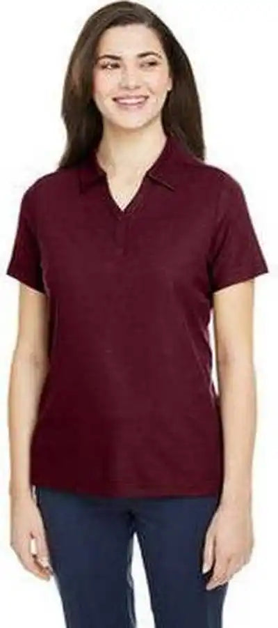 Core 365 Ce112w Ladies’ Fusion Chromasoft Pique Polo - Burgundy