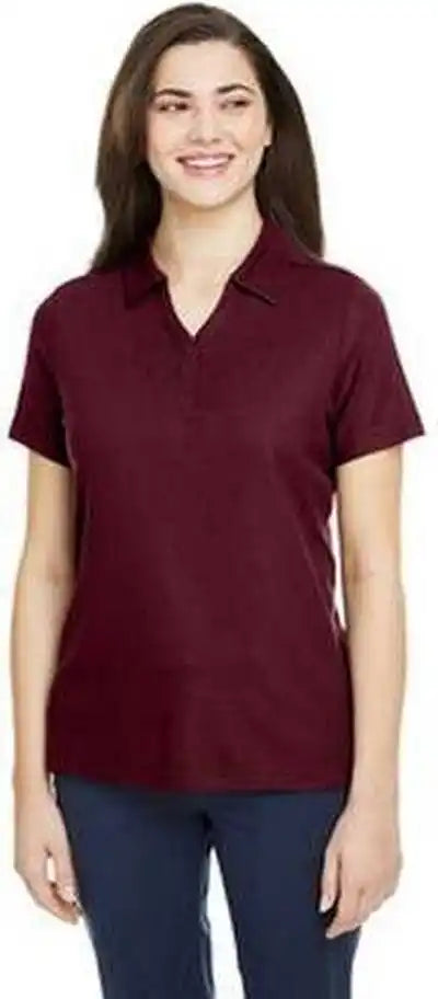 Core 365 Ce112w Ladies’ Fusion Chromasoft Pique Polo - Burgundy