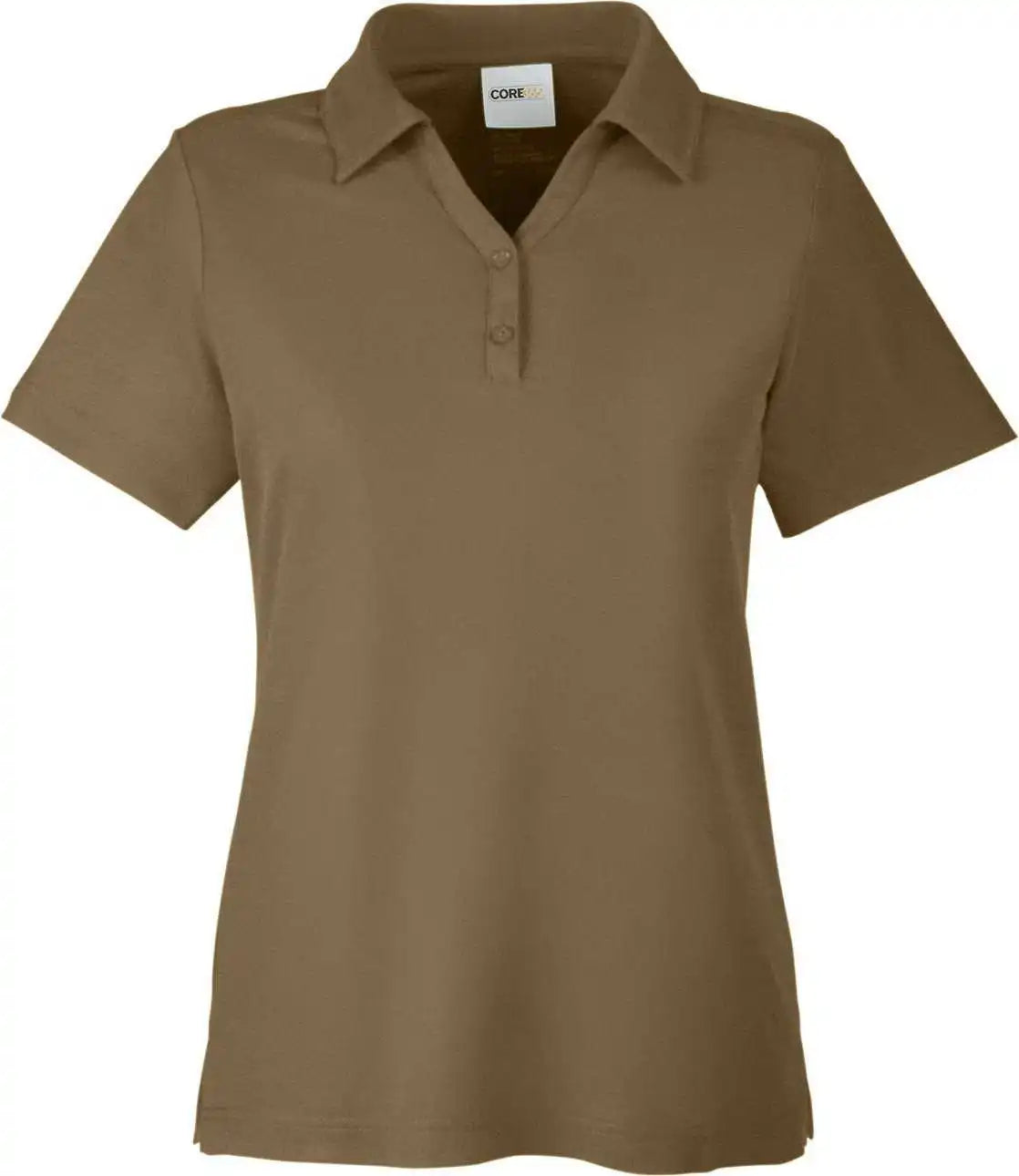 Core 365 Ce112w Ladies’ Fusion Chromasoft Pique Polo - Coyote Brown