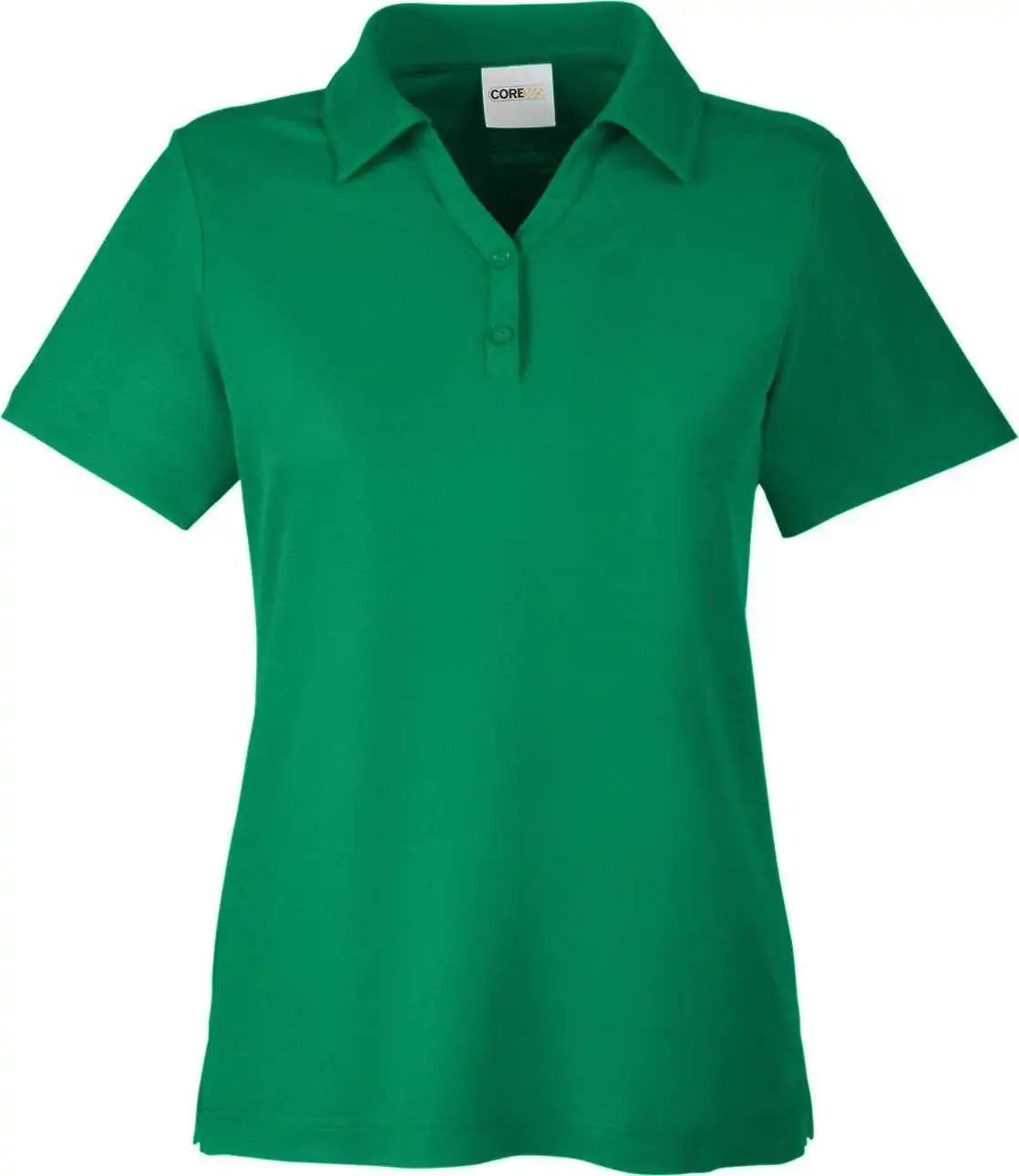 Core 365 Ce112w Ladies’ Fusion Chromasoft Pique Polo Kelly Green