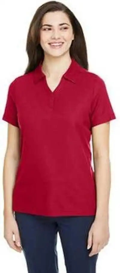 Core 365 Ce112w Ladies’ Fusion Chromasoft Pique Polo - Red