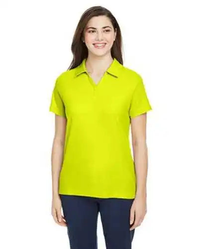 Core 365 Ce112w Ladies’ Fusion Chromasoft Pique Polo - Safety Yellow