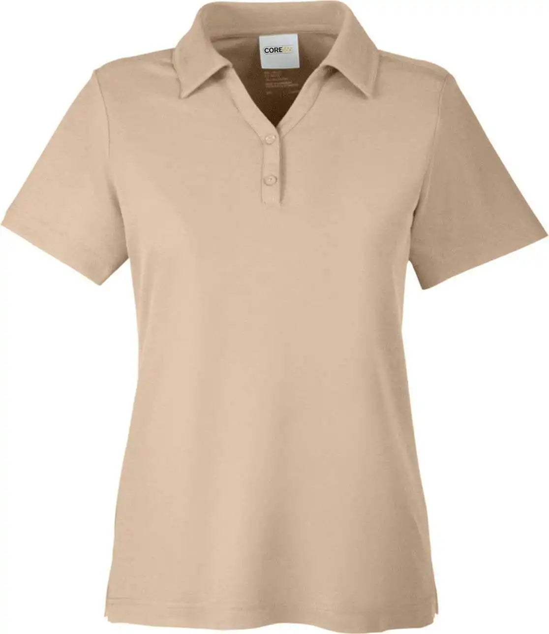 Core365 Ce112w Ladies’ Fusion Chromasoft Pique Polo - Stone