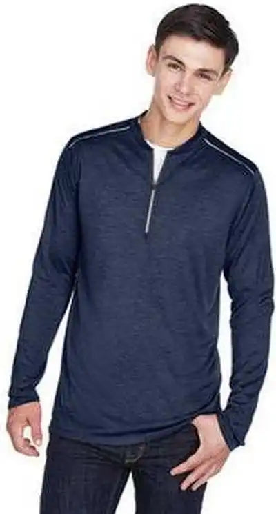 Core 365 Ce401 Men’s Kinetic Performance Quarter-zip - Navy Carbon