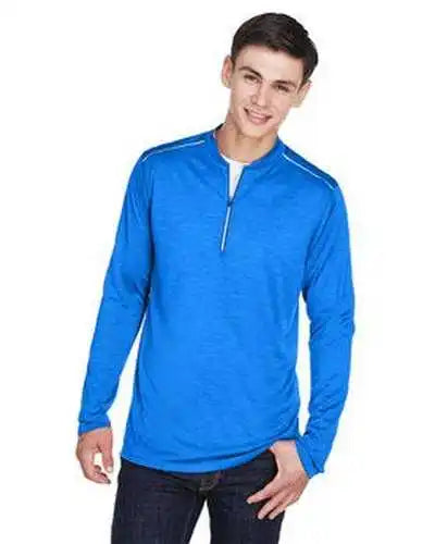 Core 365 Ce401 Men’s Kinetic Performance Quarter-zip - True Royal Carbon