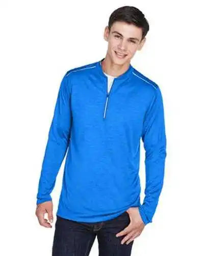 Core 365 Ce401 Men’s Kinetic Performance Quarter-zip - True Royal Carbon